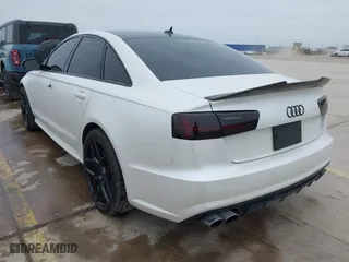 2016 Audi S6 Premium Plus with VIN WAUF2AFC0GN112822, listed as a IAAI auction lot 41624823 with 85,003 mi miles. Bid and sale history available at carsss.com. Image 3.