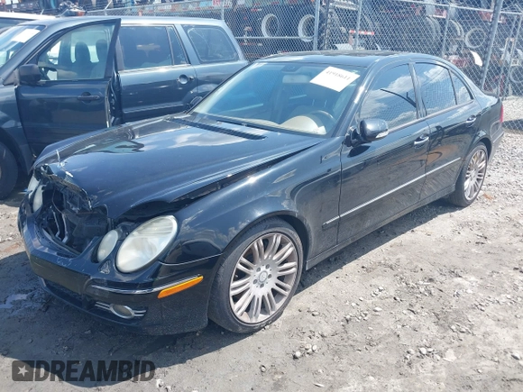 2008 Mercedes-Benz E Luxury 3.5L with VIN WDBUF56X58B275024, listed as a IAAI auction lot 41918611 with 149,256 mi miles. Bid and sale history available at carsss.com. Image 2.