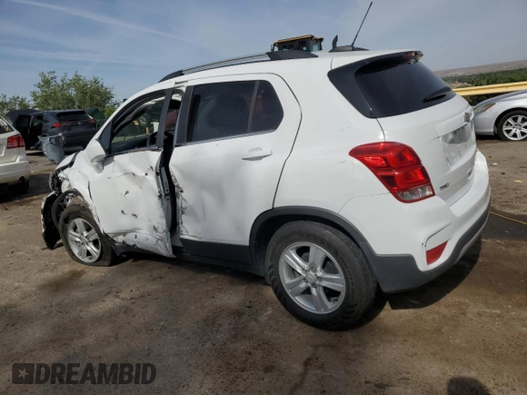 2020 Chevrolet Trax LT with VIN 3GNCJLSB4LL286797, listed as a Copart auction lot 57975375 with 54,147 mi miles and Salvage title. Bid and sale history available at DreamBid. Image 2.