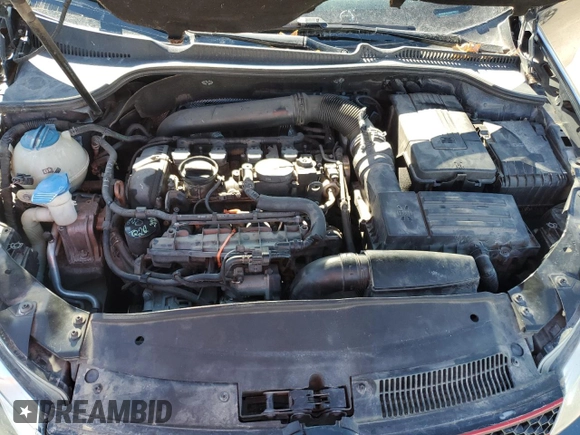 2012 Volkswagen GTI w/Sunroof & Navi PZEV with VIN WVWGD7AJXCW184013, listed as a Copart auction lot 45734775 with 107,007 mi miles and Salvage title. Bid and sale history available at DreamBid. Image 11.