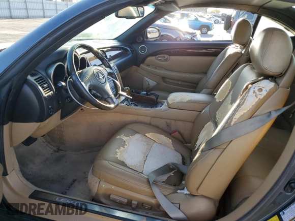2007 Lexus SC 430 with VIN JTHFN45Y779014824, listed as a Copart auction lot 85856414 with 232,247 mi miles and Clean Title. Bid and sale history available at DreamBid. Image 7.