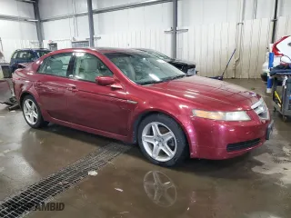 2005 Acura TL with VIN 19UUA66255A080537, listed as a Copart auction lot 52018525 with 162,820 mi miles and Salvage Title. Bid and sale history available at carsss.com. Image 4.