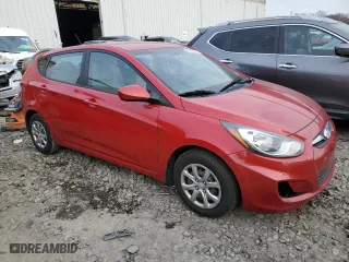 2013 Hyundai Accent GL with VIN KMHCT5AEXDU137369, listed as a Copart auction lot 83940744 with 114,521 mi miles and Salvage Title. Bid and sale history available at carsss.com. Image 4.