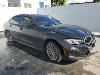 2023 BMW 3 Series 330i with VIN 3MW69FF01P8D51068, listed as a Copart auction lot 55555345 with Not provided miles and Non repairable. Bid and sale history available at DreamBid. Image 4.