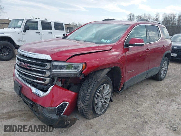 2021 GMC Acadia SLE with VIN 1GKKNRLS3MZ176171, listed as a IAAI auction lot 41822243 with 40,519 mi miles. Bid and sale history available at carsss.com. Image 2.