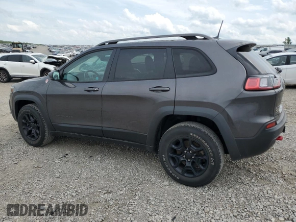2020 Jeep Cherokee Trailhawk Elite with VIN 1C4PJMBNXLD549505, listed as a Copart auction lot 53468925 with 88,991 mi miles and Salvage title. Bid and sale history available at DreamBid. Image 2.