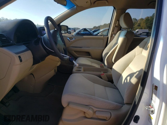 2010 Honda Odyssey LX с VIN 5FNRL3H25AB090500, выставлен на аукционе Copart как лот 48148265 с пробегом 57 537 миль миль и Списание • Salvage title. История ставок и продаж доступна на DreamBid. Изображение 7.