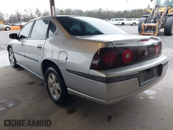 2004 Chevrolet Impala with VIN 2G1WF52E649136930, listed as a IAAI auction lot 41584522 with 141,104 mi miles and . Bid and sale history available at carsss.com. Image 3.