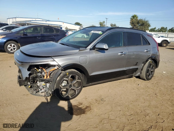 2023 Kia Niro Plug-In Hybrid SX Touring with VIN KNDCR3LF7P5052338, listed as a Copart auction lot 75649254 with 11,919 mi miles and Salvage Title. Bid and sale history available at carsss.com. Image 1.