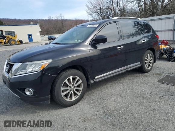 2014 Nissan Pathfinder SV with VIN 5N1AR2MM4EC645464, listed as a Copart auction lot 51320875 with 159,603 mi miles and Salvage Title. Bid and sale history available at carsss.com. Image 1.