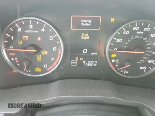 2024 Subaru WRX Premium with VIN JF1VBAH65R9803917, listed as a Copart auction lot 53911935 with 10,537 mi miles and Salvage title. Bid and sale history available at DreamBid. Image 9.