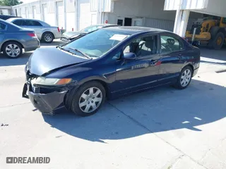 2008 Honda Civic Sdn LX with VIN 2HGFA165X8H536009, listed as a IAAI auction lot 41834036 with 1 mi miles. Bid and sale history available at carsss.com. Image 2.