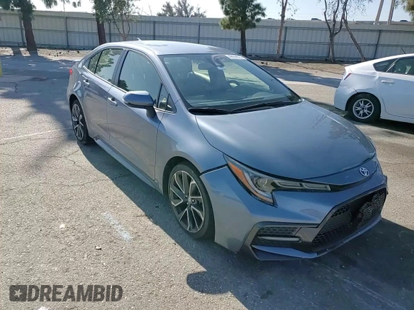 2022 Toyota Corolla SE with VIN JTDS4MCE6N3510323, listed as a Copart auction lot 49559575 with 38,024 mi miles and Salvage Title. Bid and sale history available at carsss.com. Image 10.
