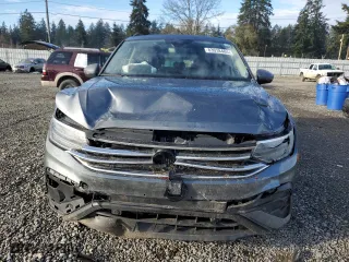 2024 Volkswagen Tiguan S with VIN 3VVFB7AXXRM011592, listed as a Copart auction lot 83038484 with 15,148 mi miles and Salvage Title. Bid and sale history available at carsss.com. Image 5.