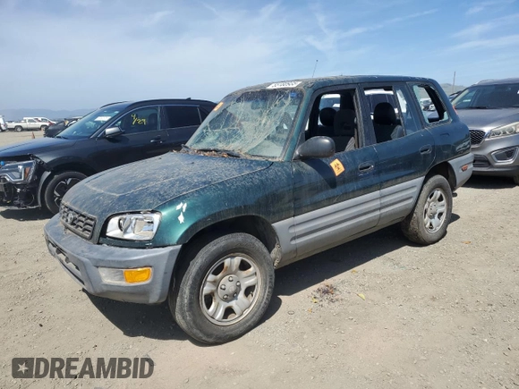 1999 Toyota RAV4 with VIN JT3GP10V9X7044726, listed as a Copart auction lot 55180935 with 196,509 mi miles and Salvage Title. Bid and sale history available at DreamBid. Image 1.