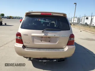 2005 Toyota Highlander with VIN JTEEP21A950069194, listed as a Copart auction lot 55362235 with 160,270 mi miles and Salvage Title. Bid and sale history available at DreamBid. Image 6.