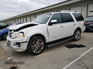 2017 Ford Expedition Platinum с VIN 1FMJU1MT9HEA80055, выставлен на аукционе Copart как лот 53562945 с пробегом 117 782 миль миль и Списание • Salvage title. История ставок и продаж доступна на DreamBid. Изображение 1.