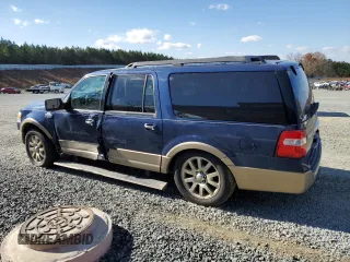 2011 Ford Expedition EL XLT with VIN 1FMJK1J58BEF34329, listed as a Copart auction lot 83295354 with 217,582 mi miles and Salvage Title. Bid and sale history available at carsss.com. Image 2.