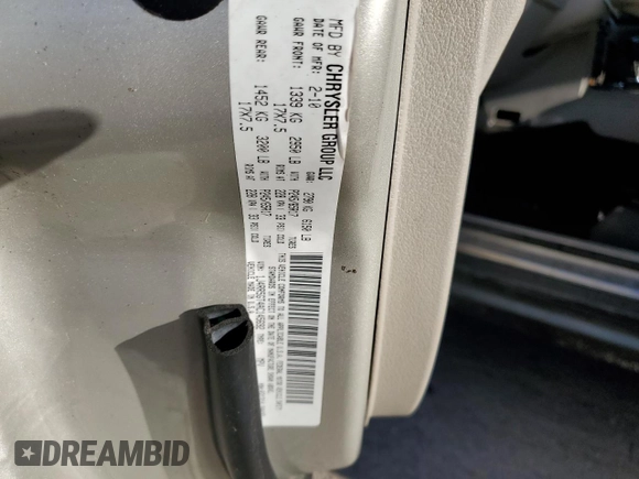 2010 Jeep Grand Cherokee Limited z VIN 1J4RR5GT4AC145692, wystawiony jako Copart lot #75649614 z przebiegiem 99 362 mil mil oraz Szkoda całkowita • Salvage title. Historia ofert i sprzedaży dostępna na DreamBid. Obrazek 13.