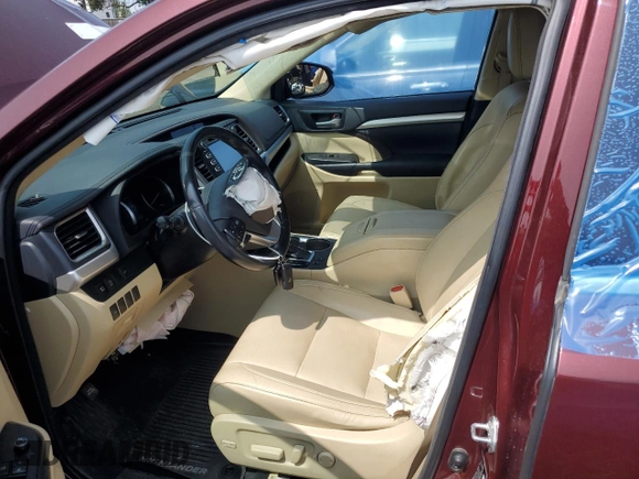 2018 Toyota Highlander SE z VIN 5TDJZRFH8JS494912, wystawiony jako Copart lot #57779415 z przebiegiem 131 362 mil mil oraz Szkoda całkowita • Salvage title. Historia ofert i sprzedaży dostępna na DreamBid. Obrazek 7.