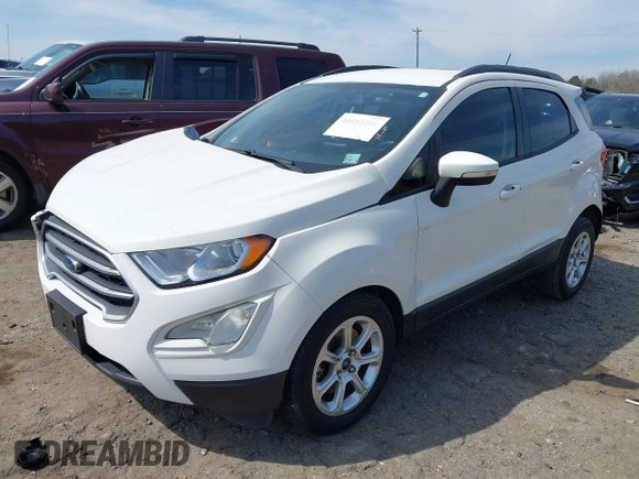 2018 Ford EcoSport SE with VIN MAJ3P1TE8JC199634, listed as a IAAI auction lot 41843443 with 45,469 mi miles. Bid and sale history available at carsss.com. Image 2.