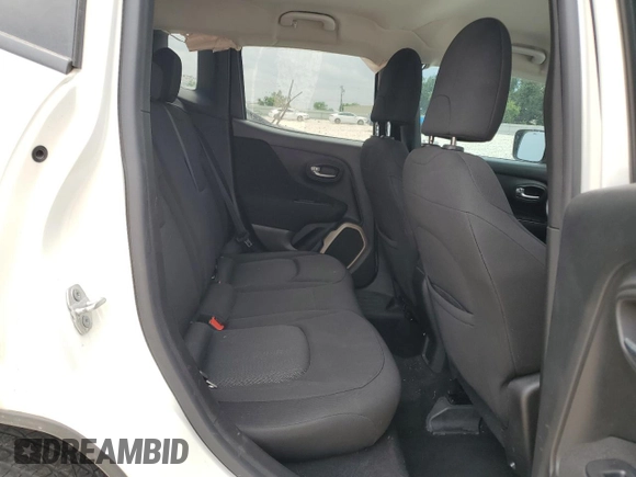 2017 Jeep Renegade Latitude with VIN ZACCJABB9HPG52068, listed as a Copart auction lot 55065385 with 57,773 mi miles and Salvage title. Bid and sale history available at DreamBid. Image 11.