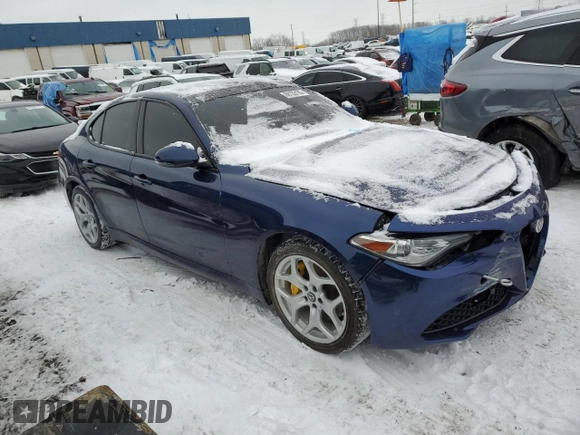 2018 Alfa Romeo Giulia Ti Sport with VIN ZARFAEEN7J7576353, listed as a Copart auction lot 88133195 with 61,204 mi miles and Clean Title. Bid and sale history available at carsss.com. Image 4.