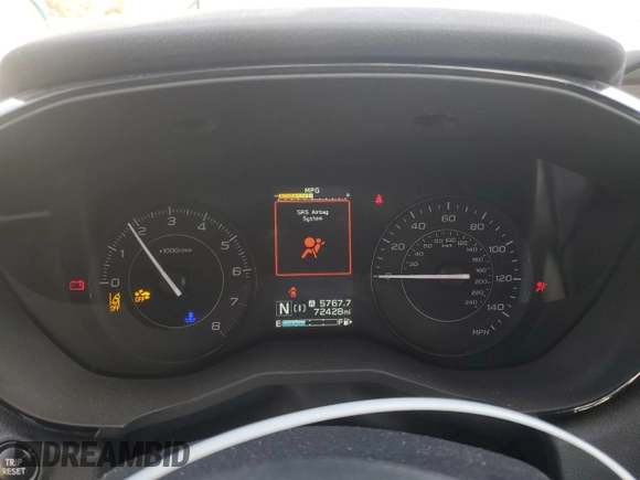 2023 Subaru Impreza Premium z VIN 4S3GTAV61P3715919, wystawiony jako Copart lot #53174715 z przebiegiem 72 428 mil mil oraz Szkoda całkowita • Salvage title. Historia ofert i sprzedaży dostępna na DreamBid. Obrazek 9.