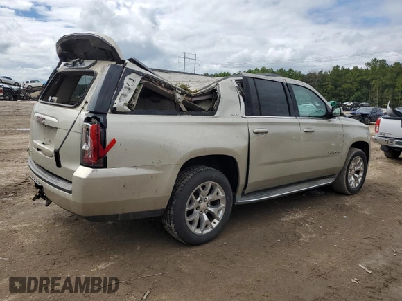 2015 GMC Yukon XL SLT with VIN 1GKS1HKC5FR168608, listed as a Copart auction lot 71564384 with 197,538 mi miles and Salvage Title. Bid and sale history available at carsss.com. Image 3.