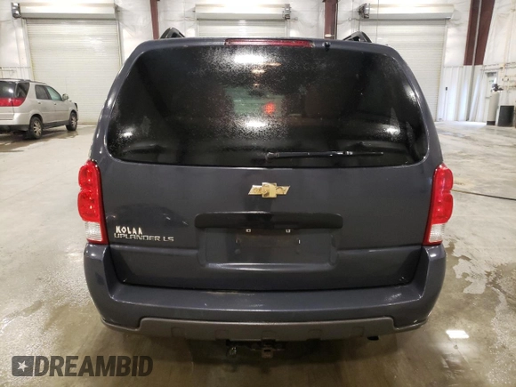 2008 Chevrolet Uplander LS with VIN 1GNDV23158D184043, listed as a Copart auction lot 80839884 with 114,859 mi miles and Salvage Title. Bid and sale history available at carsss.com. Image 6.