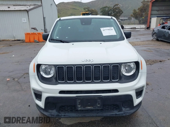 2022 Jeep Renegade Sport with VIN ZACNJDA1XNPN56686, listed as a IAAI auction lot 41779626 with 31,842 mi miles and . Bid and sale history available at DreamBid. Image 12.