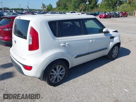 2012 Kia Soul + with VIN KNDJT2A69C7388447, listed as a IAAI auction lot 41993395 with 166,029 mi miles and . Bid and sale history available at DreamBid. Image 4.