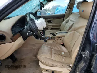 2001 BMW 5 Series 530iA with VIN WBADT63441CF13875, listed as a Copart auction lot 51826235 with 0 mi miles and Salvage Title. Bid and sale history available at carsss.com. Image 7.