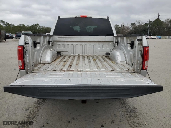 2017 Ford F-150 XL with VIN 1FTEW1CP2HFC55809, listed as a Copart auction lot 45032435 with 136,980 mi miles and Salvage Title. Bid and sale history available at carsss.com. Image 6.