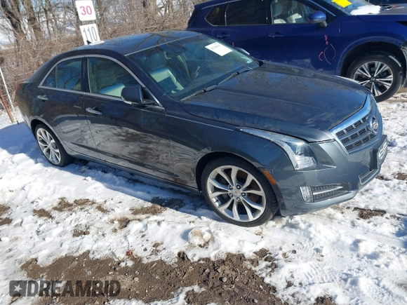 2013 Cadillac ATS Premium with VIN 1G6AL5SX5D0147541, listed as a IAAI auction lot 41258147 with 119,305 mi miles. Bid and sale history available at carsss.com. Image 1.