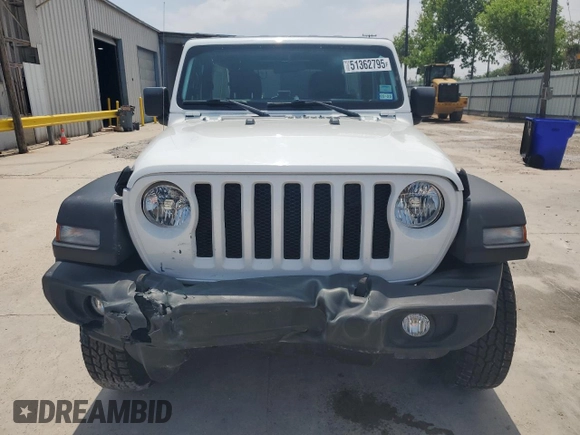 2021 Jeep Wrangler Unlimited Sport S с VIN 1C4HJXDG6MW816651, выставлен на аукционе Copart как лот 51362795 с пробегом 53 958 миль миль и Списание • Salvage title. История ставок и продаж доступна на DreamBid. Изображение 5.