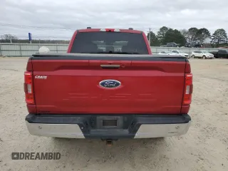 2021 Ford F-150 XL with VIN 1FTFW1E51MKE79591, listed as a Copart auction lot 48353305 with 104,627 mi miles and Salvage Title. Bid and sale history available at carsss.com. Image 6.