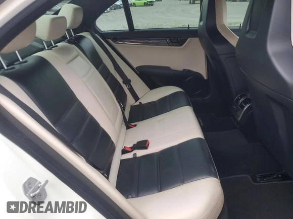2012 Mercedes-Benz C 63 AMG with VIN WDDGF7HB1CA627046, listed as a Copart auction lot 82558534 with 110,149 mi miles and Salvage Title. Bid and sale history available at carsss.com. Image 10.