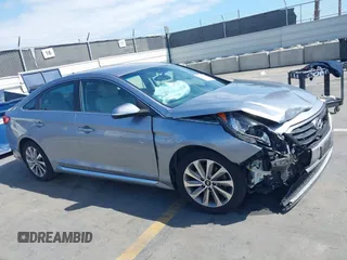 2015 Hyundai Sonata Sport with VIN 5NPE34AF2FH055486, listed as a IAAI auction lot 42136411 with 110,706 mi miles and . Bid and sale history available at DreamBid. Image 13.