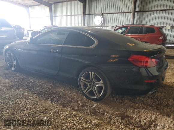 2013 BMW 6 Series 650i with VIN WBAYM9C50DDW20054, listed as a Copart auction lot 71563434 with 83,640 mi miles and Salvage Title. Bid and sale history available at carsss.com. Image 2.