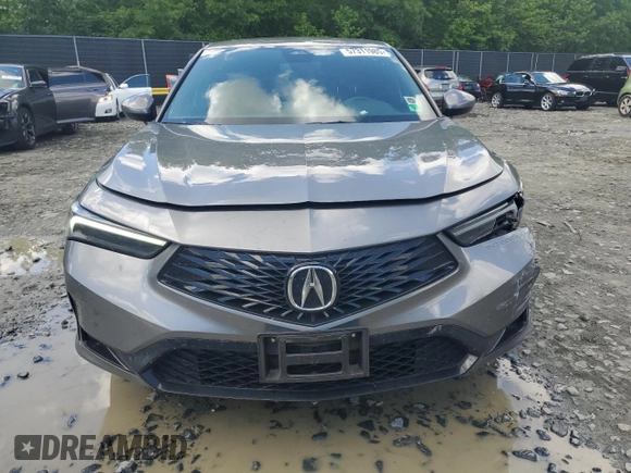 2023 Acura Integra w/A-Spec Package with VIN 19UDE4H33PA025604, listed as a Copart auction lot 57311985 with 25,323 mi miles and Salvage title. Bid and sale history available at DreamBid. Image 5.