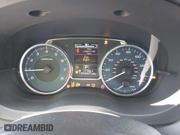2017 Subaru Crosstrek Premium with VIN JF2GPADCXH8254804, listed as a IAAI auction lot 42380015 with 135,557 mi miles and . Bid and sale history available at DreamBid. Image 7.