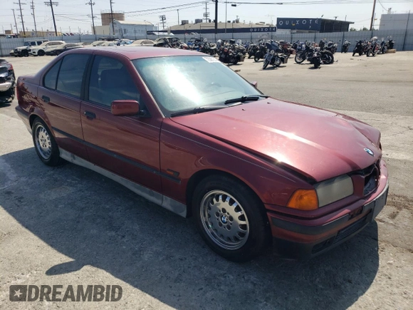 1995 BMW 3 Series 325i with VIN WBACB3324SFE24027, listed as a Copart auction lot 72361214 with 237,096 mi miles and Salvage Title. Bid and sale history available at carsss.com. Image 4.