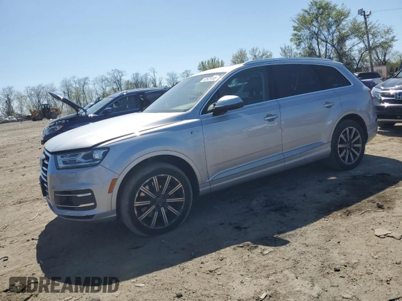2017 Audi Q7 Premium Plus with VIN WA1LAAF78HD003215, listed as a Copart auction lot 53529185 with 96,960 mi miles and Clean Title. Bid and sale history available at carsss.com. Image 1.