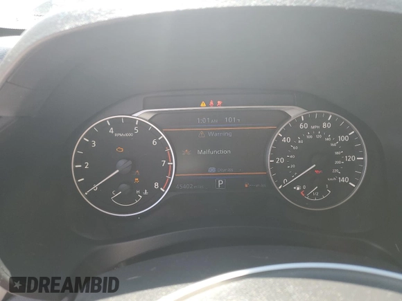 2022 Nissan Altima SV with VIN 1N4BL4DW8NN365287, listed as a Copart auction lot 49378025 with 15,402 mi miles and Non Repairable. Bid and sale history available at DreamBid. Image 9.