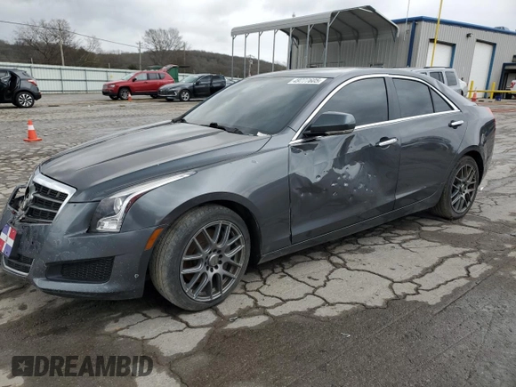 2013 Cadillac ATS Luxury with VIN 1G6AH5R34D0122795, listed as a Copart auction lot 49777605 with 175,509 mi miles and Salvage Title. Bid and sale history available at carsss.com. Image 1.
