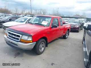 1999 Ford Ranger XL with VIN 1FTYR14V7XTA05242, listed as a IAAI auction lot 41828059 with 105,460 mi miles. Bid and sale history available at carsss.com. Image 2.