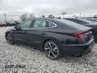 2021 Hyundai Sonata SEL Plus with VIN 5NPEJ4J27MH124513, listed as a Copart auction lot 60113514 with 25,378 mi miles and Salvage Title. Bid and sale history available at DreamBid. Image 2.