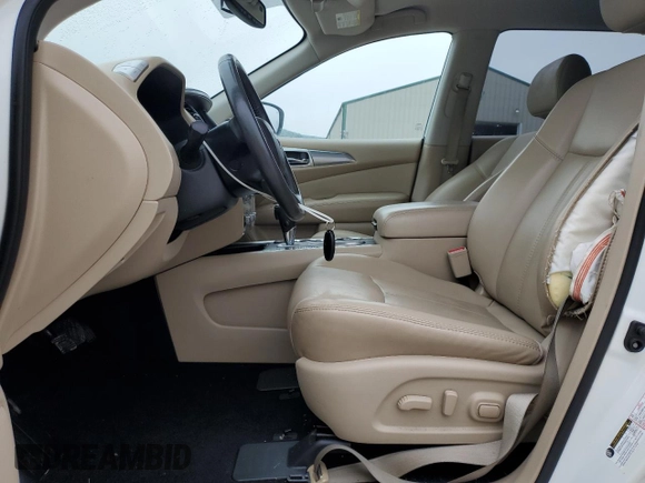 2017 Nissan Pathfinder Platinum with VIN 5N1DR2MN8HC645395, listed as a Copart auction lot 80670894 with 137,091 mi miles and Salvage Title. Bid and sale history available at carsss.com. Image 7.