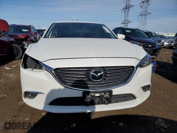 2016 Mazda Mazda6 i Grand Touring with VIN JM1GJ1W57G1422162, listed as a Copart auction lot 51305765 with 75,441 mi miles and Salvage Title. Bid and sale history available at carsss.com. Image 5.